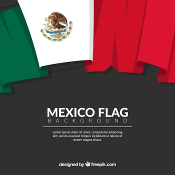 Mexico flag background Mexico flag background