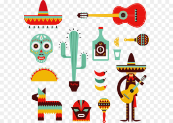 Mexico Mexican cuisine Stock illustration Illustration - Mexican style 
