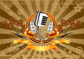 mic and banner mic and banner