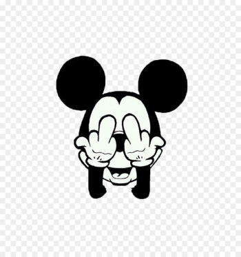 Mickey Mouse Middle finger Drawing The finger Clip art - mickey mouse 