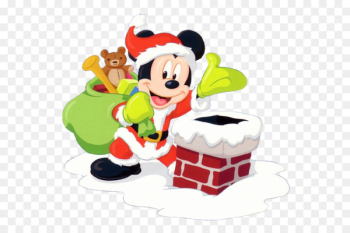 Mickey Mouse Minnie Mouse Christmas Santa Claus - mickey mouse cartoon 