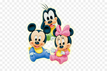 Mickey Mouse Minnie Mouse Daisy Duck Infant Clip art - baby Mickey Mouse Minnie Mouse Daisy Duck Infant Clip art - baby