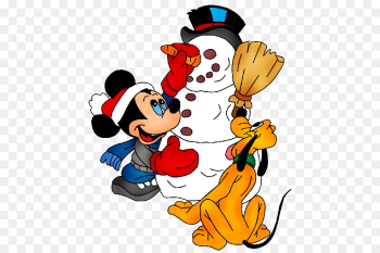 Mickey Mouse Minnie Mouse Goofy Clip art Santa Claus - mickey ...