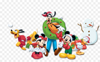 Mickey Mouse Minnie Mouse Goofy Pluto Christmas - mickey minnie 
