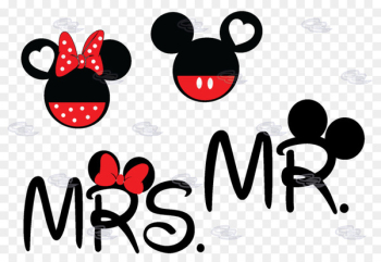 Mickey Mouse Minnie Mouse Mrs. T-shirt Mr. - mickey minnie Mickey Mouse Minnie Mouse Mrs. T-shirt Mr. - mickey minnie