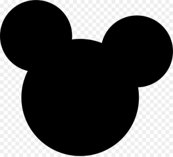 Mickey Mouse Minnie Mouse The Walt Disney Company Silhouette - Mickey Mouse head silhouette 