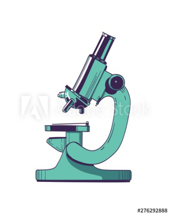 Microscope isolated on white background Microscope isolated on white background