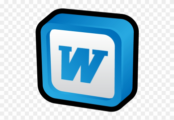 Microsoft Office Word Icon - Microsoft Word 3d Icon