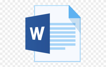 Microsoft Word Icon - Word File Icon Png