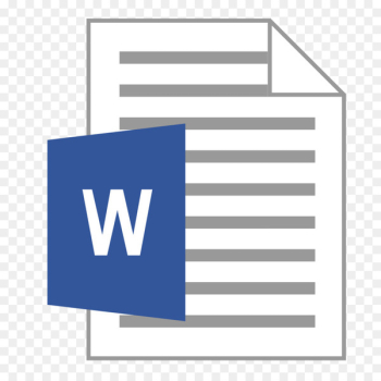 Microsoft Word Office Open XML Document Computer Icons Computer file - Word File Icon 