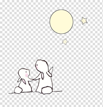 Mid autumn festival rabbit transparent background PNG clipart Mid autumn festival rabbit transparent background PNG clipart