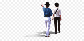Middle age - Walking middle-aged man Middle age - Walking middle-aged man