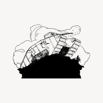 Military tank drawing, vintage illustration | Free Vector Illustration - rawpixel