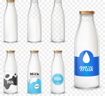 Milk bottle Chocolate milk - Vector hand-painted milk bottle Milk bottle Chocolate milk - Vector hand-painted milk bottle