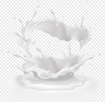 Milk Computer file, decorative background splashing milk, white substance ripple, white, color Splash, splash png