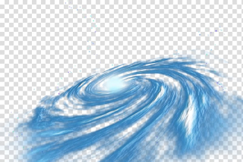 Milky way galaxy illustration, Light Computer file, Blue Tornado transparent background PNG clipart