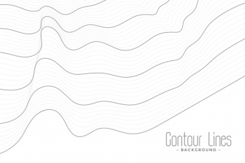 Minimal Contour Lines Wave Background | Download now free vectors on Freepik