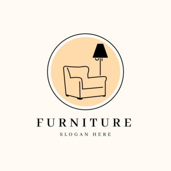 Minimal furniture logo Free Vector Minimal furniture logo Free Vector