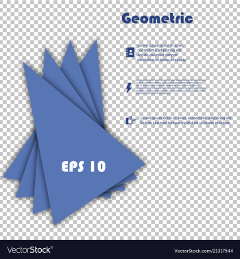 Minimal geometric covers design geometric vector image