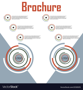 Minimal geometric covers design geometric vector image