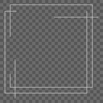 Minimal square png frame, transparent | Free PNG - rawpixel