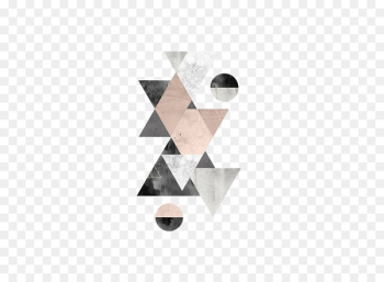 Minimalism Abstract art Poster Watercolor painting Geometry - design 