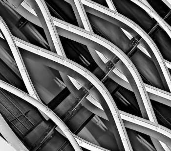 minimalist photography of spiral structure minimalist photography of spiral structure