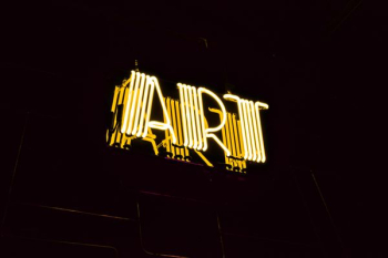 minimalist photography of yellow art neon light signage minimalist photography of yellow art neon light signage