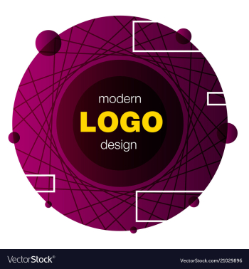 Minimalistic design creative concept modern vector image Minimalistic design creative concept modern vector image