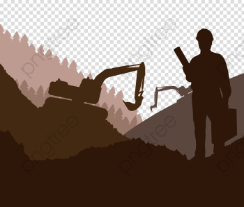 Mining Master Illustrator, Illustration, Sketch, Man Silhouette ...