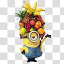 Minions carrying fruits illustration transparent background PNG clipart Minions carrying fruits illustration transparent background PNG clipart