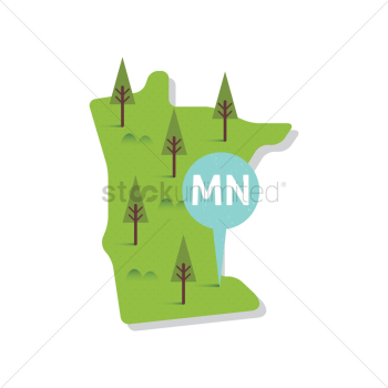 Minnesota state map Minnesota state map
