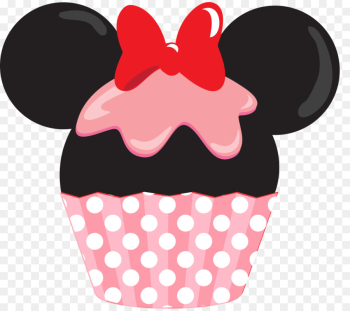 Minnie Mouse Cupcake Mickey Mouse Layer cake Clip art - minnie ...