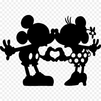 Minnie Mouse Mickey Mouse Silhouette Drawing The Walt Disney Company - minnie mouse 