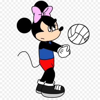 Minnie Mouse Mickey Mouse Volleyball Drawing Clip art - mickey mouse 