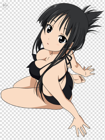 Mio Akiyama K-On! Anime NO, Thank You!, Anime transparent background PNG clipart