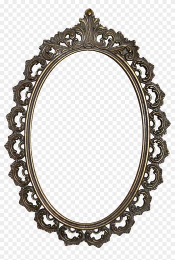 Mirror Png Transparent Images - Transparent Background Frame Oval Png