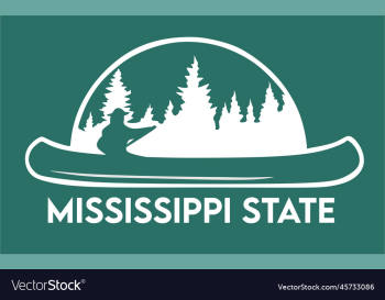 mississippi state with green background