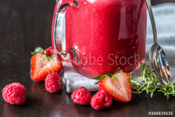 Mixed berry smoothie summer drink Mixed berry smoothie summer drink