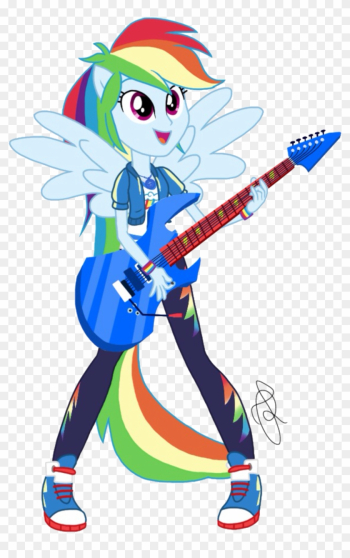 Mlp Eg - Rainbow Dash Equestria Girls Guitar Mlp Eg - Rainbow Dash Equestria Girls Guitar
