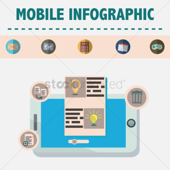 Mobile infographic Mobile infographic