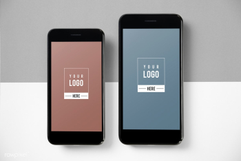 Mobile phone screens | Free stock psd mockup - 527419