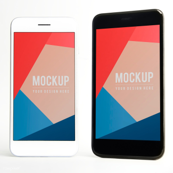 Mobile phone screens | Free stock psd mockup - 527443