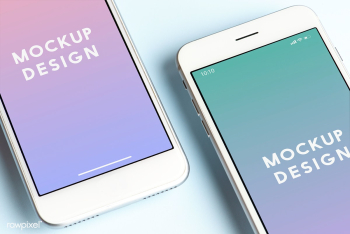 Mobile phone screens | Free stock psd mockup - 527643