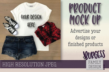 MOCK UP Styled summer plaid | High Resolution JPEG