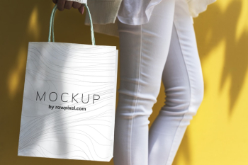 Mockup Paper Bag Mockup Paper Bag