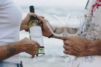 Mockup Wine Mockup Wine