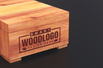 Mockup Wood Box Mockup Wood Box