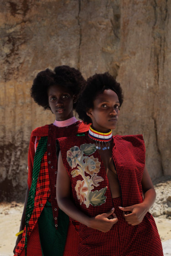 Models Posing in Desert Models Posing in Desert