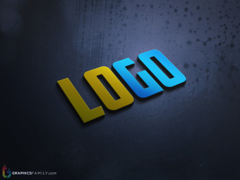 Modern 3D Logo Mock-UP – GraphicsFamily